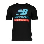 New Balance Essentials Logo T-Shirt Schwarz FBK