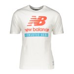 New Balance Essentials Logo T-Shirt Schwarz FBK