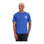 New Balance Essentials Logo T-Shirt Blau FATE