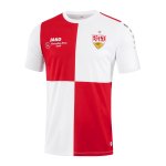 JAKO VfB Stuttgart Warm-Up T-Shirt 2021/2022 Weiss Rot F11