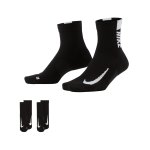 Nike Multiplier Ankle Socks 2er Pack Running F010