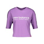 New Balance ID T-Shirt Damen Lila FHTP