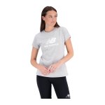 New Balance Essentials Logo T-Shirt Damen Grau FAG